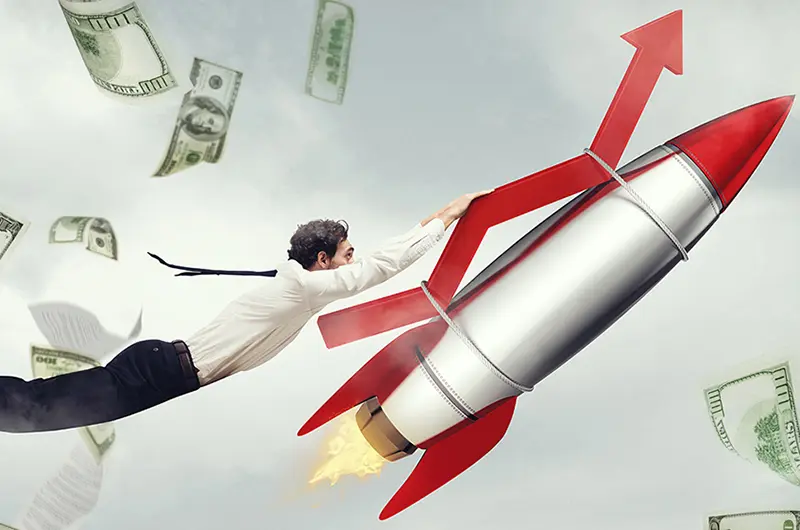 a person holding a rocket | Lead Codex By DNEX