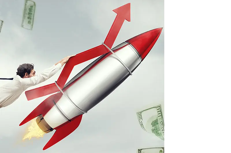 a person holding a rocket | Lead Codex By DNEX